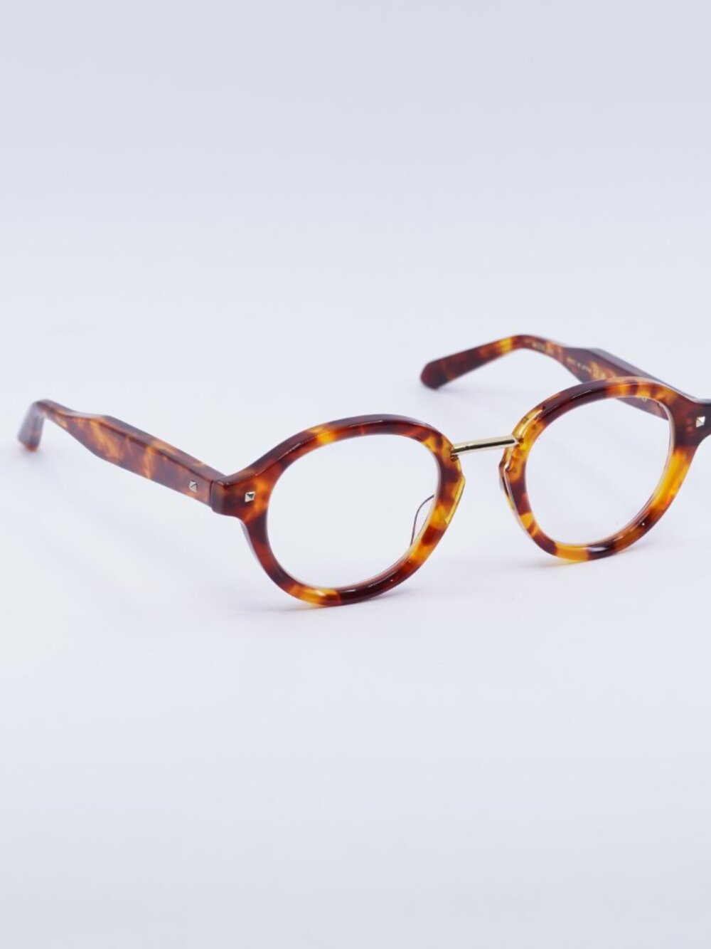 Valentino V-ESSENTIAL-IV VLX-132C Eyeglasses Havana 46mm Round Frame